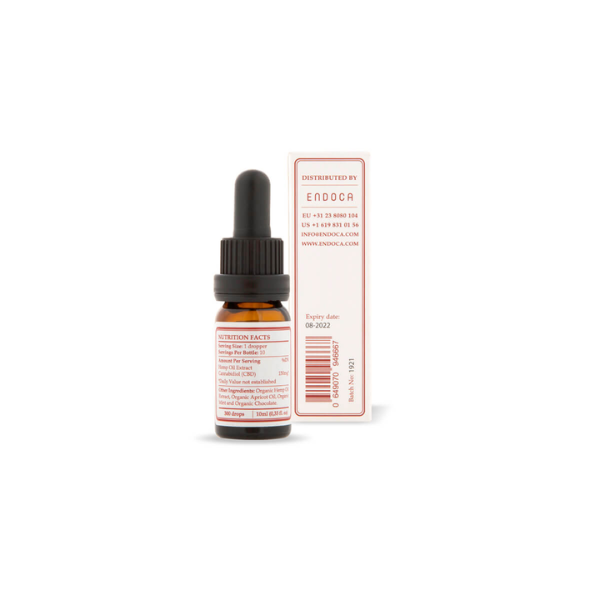 Endoca 1500mg CBD Hemp Oil Drops Mint & Chocolate - ingredients