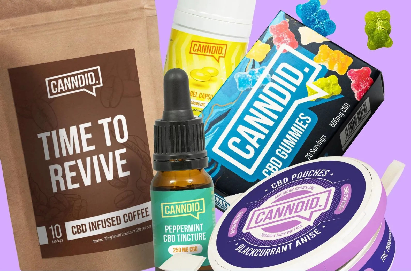 Canndid CBD product range