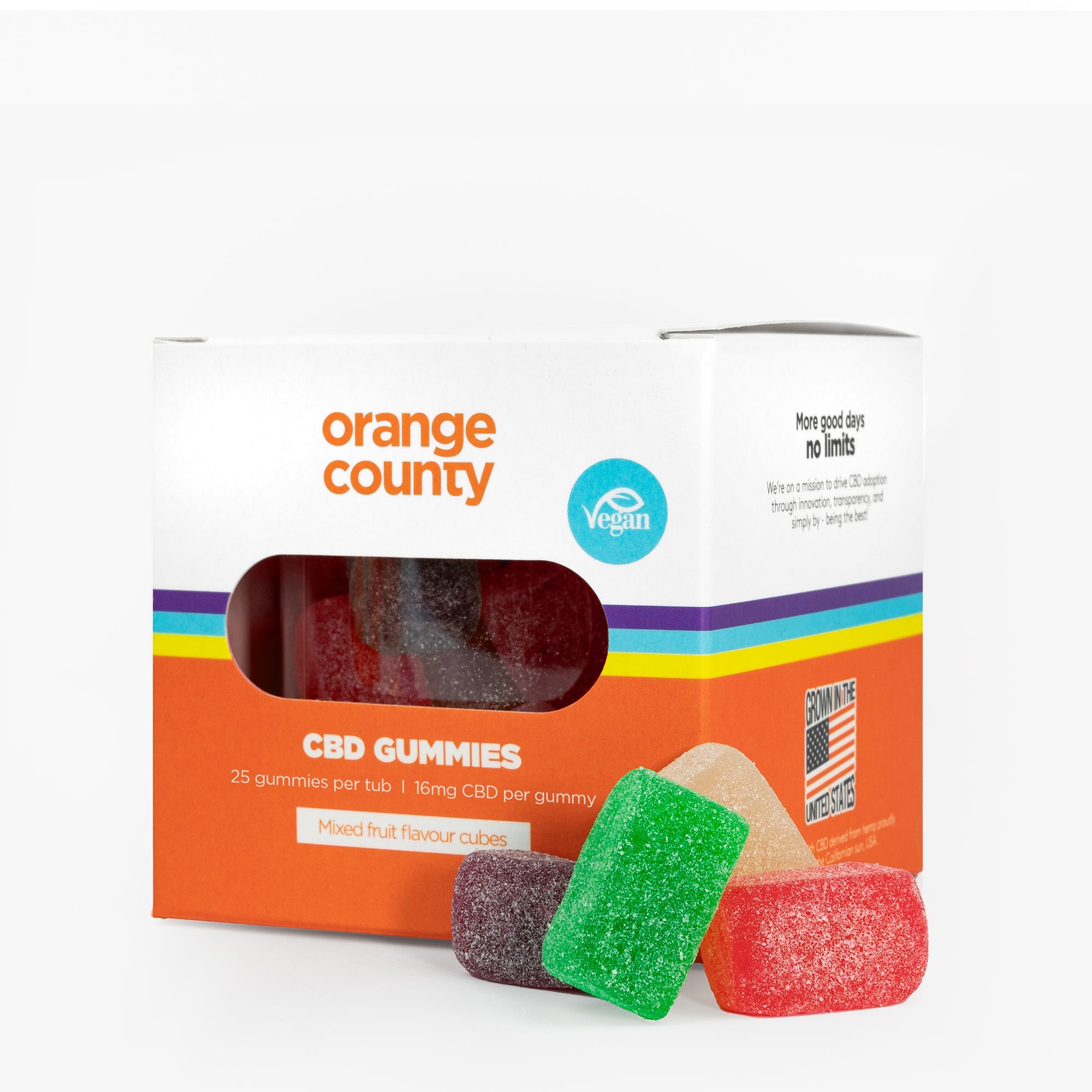 Orange County CBD Mixed Fruit Gummies