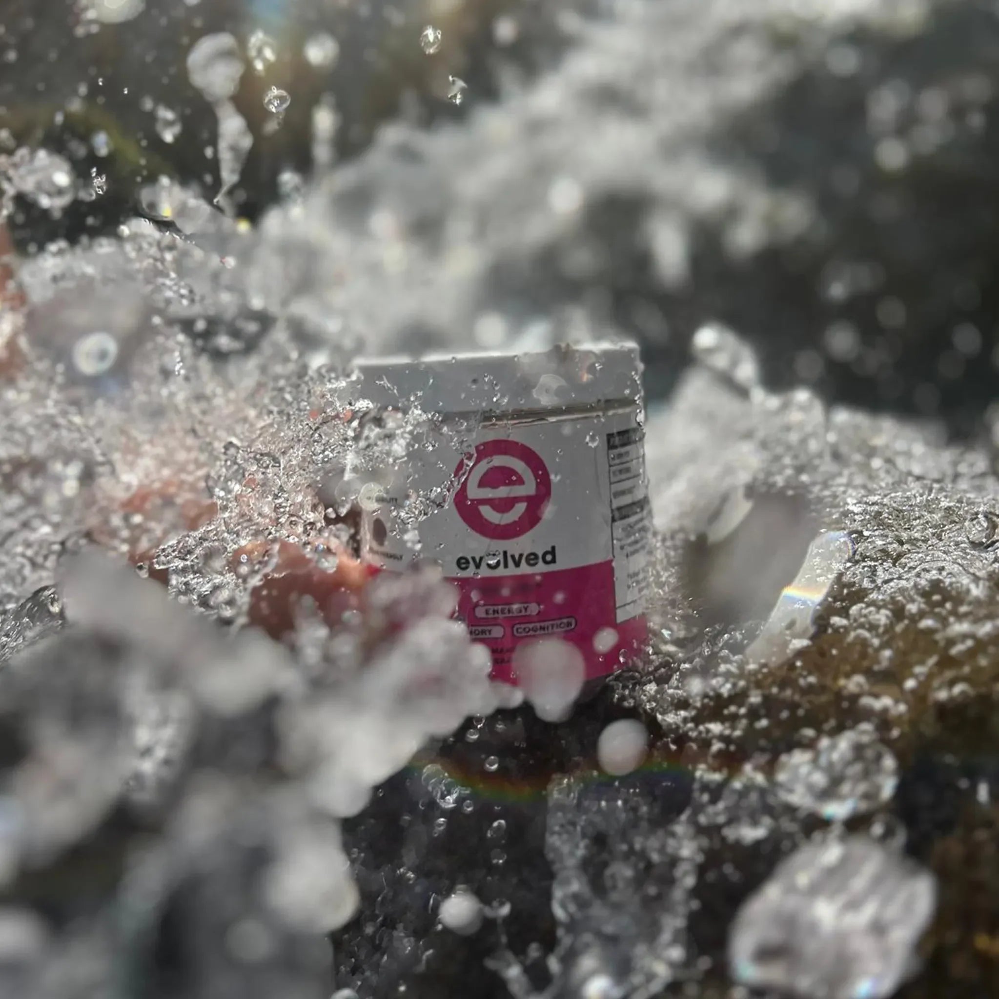 Evolved Lions Mane Mushroom Gummies in the sea