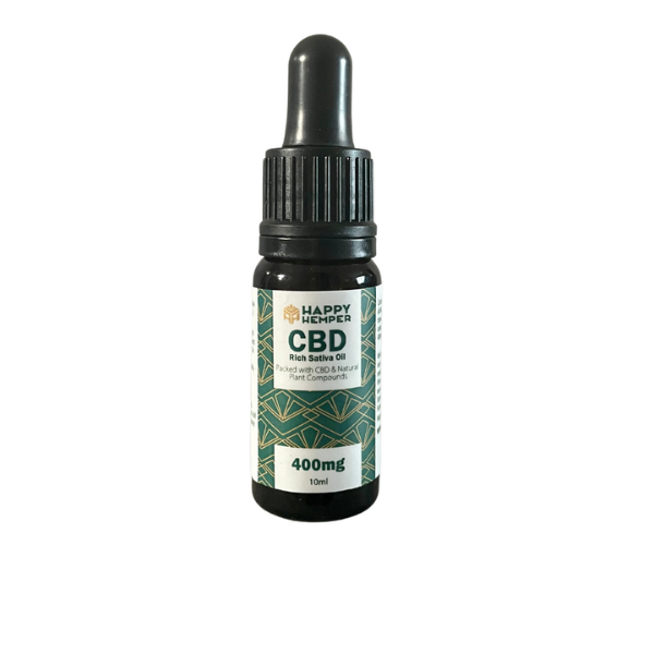 Happy Hemper 400mg Cold Pressed CBD Oil - 10ml - Shop Now At The CBD Hut