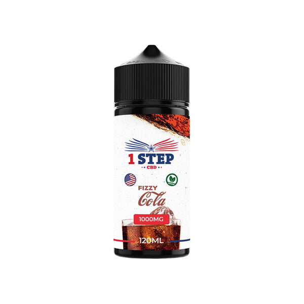 1 Step CBD 1000 mg E-liquide CBD 120 ml (ACHETER-EN 1, OBTENIR 1 GRATUIT)