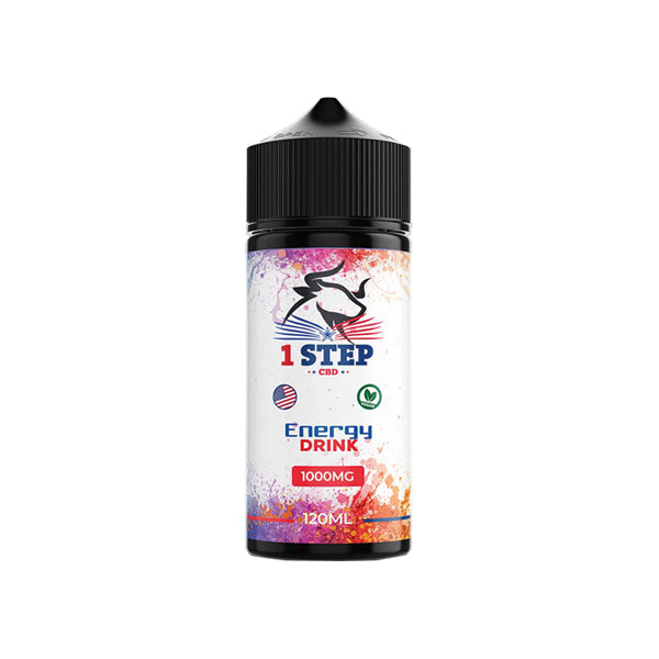 1 Step CBD 1000 mg E-liquide CBD 120 ml (ACHETER-EN 1, OBTENIR 1 GRATUIT)