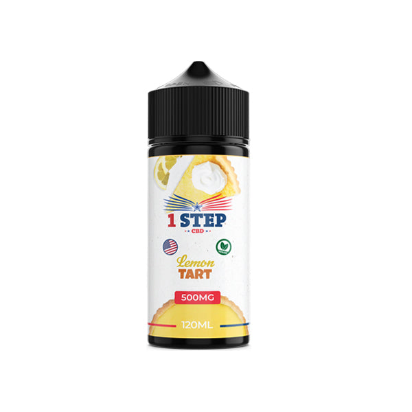 1 Step CBD 500mg CBD E-liquid 120ml (BUY 1 GET 1 FREE) - The CBD Hut