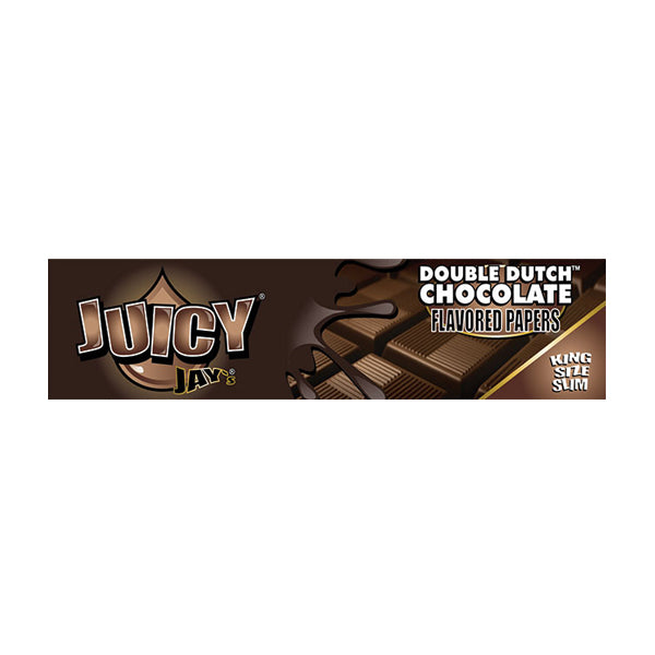 24 Juicy Jay King Size Flavoured Slim Rolling Paper - Full Box - Shop Now At The CBD Hut 