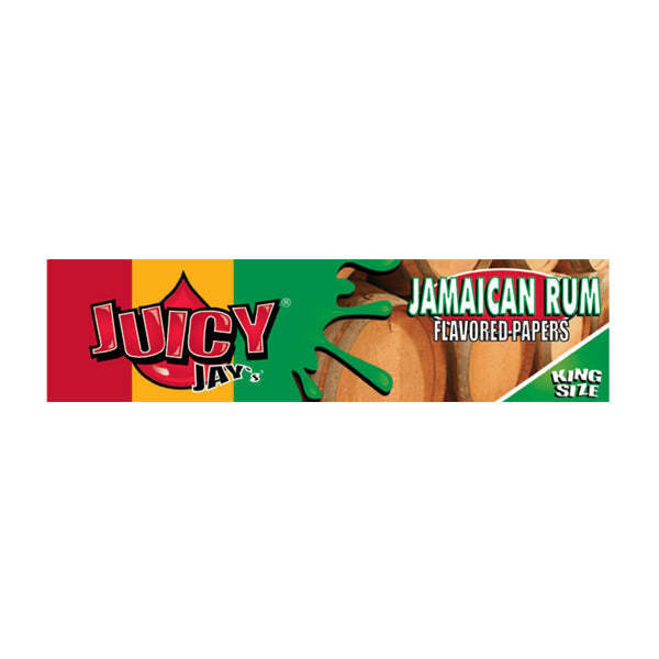 24 Juicy Jay King Size Flavoured Slim Rolling Paper - Full Box - Shop Now At The CBD Hut 