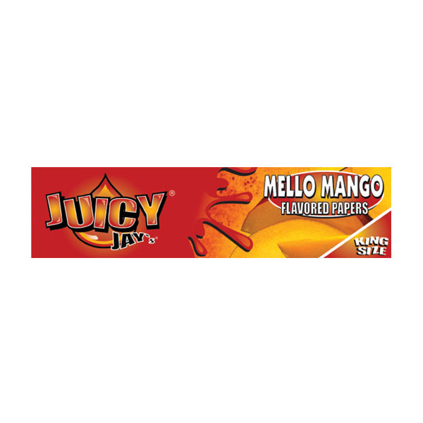 24 Juicy Jay King Size Flavoured Slim Rolling Paper - Full Box - Shop Now At The CBD Hut 