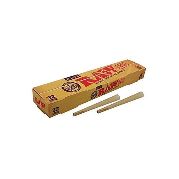 32 RAW Classic King Size Cones Mega Pack - Shop Now At The CBD Hut 