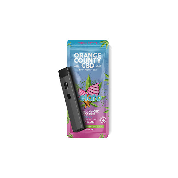 Orange County CBD 600mg CBD Disposable Vape - 1ml 700 Puffs - Shop Now At The CBD Hut 