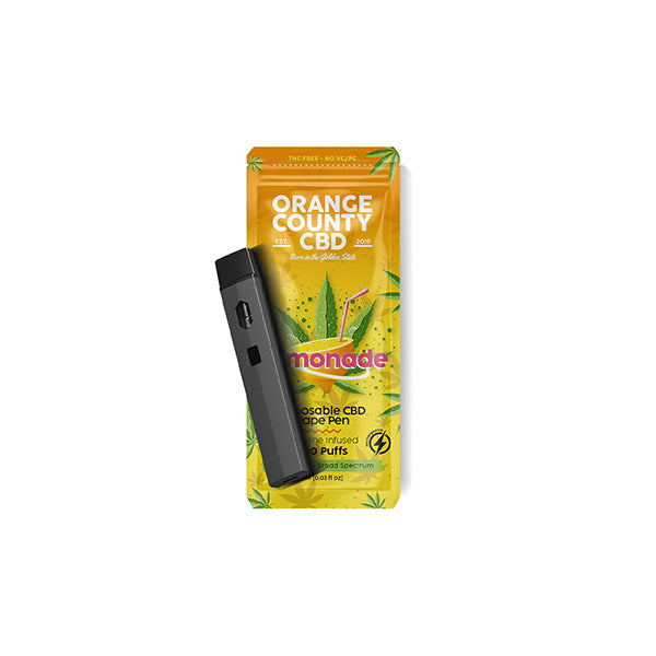 Orange County CBD 600mg CBD Disposable Vape - 1ml 700 Puffs - Shop Now At The CBD Hut 