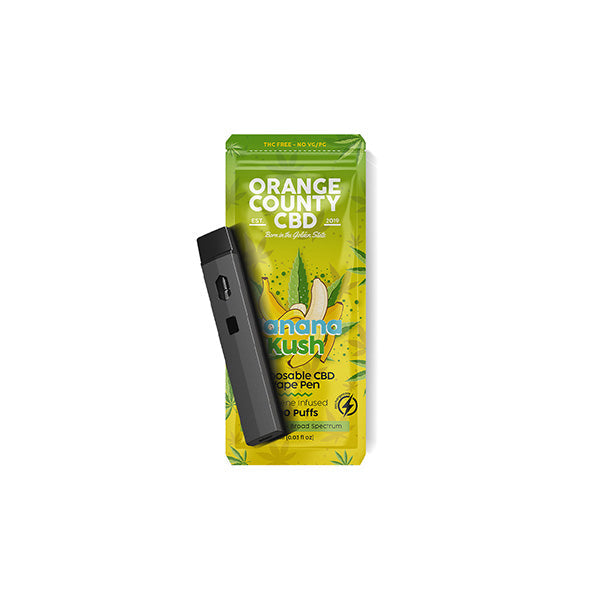 Orange County CBD 600mg CBD Disposable Vape - 1ml 700 Puffs - Shop Now At The CBD Hut 