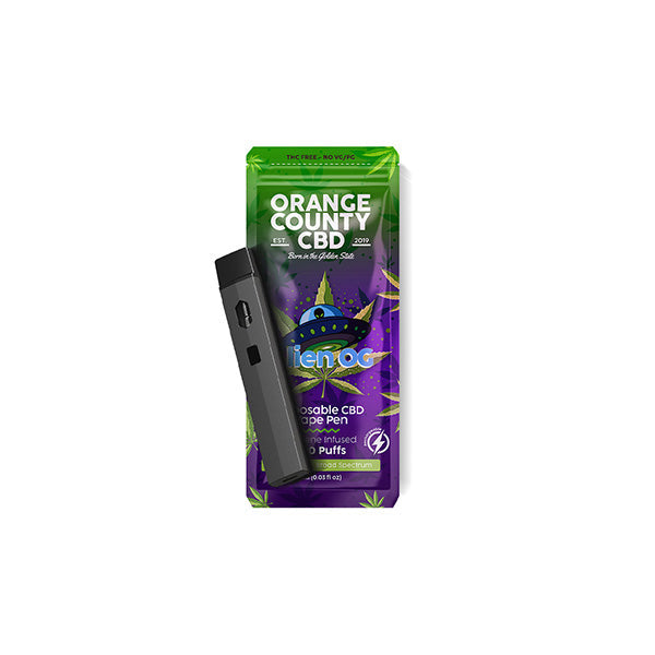 Orange County CBD 600mg CBD Disposable Vape - 1ml 700 Puffs - Shop Now At The CBD Hut 