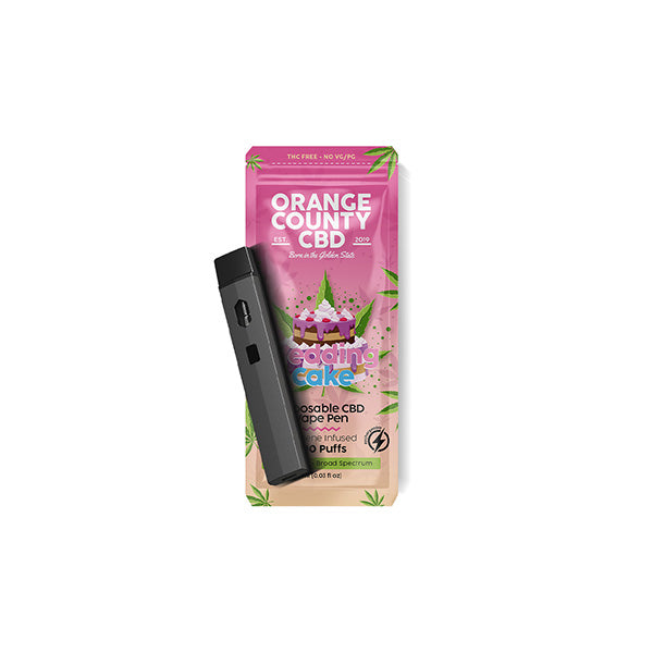 Orange County CBD 600mg CBD Disposable Vape - 1ml 700 Puffs - Shop Now At The CBD Hut 