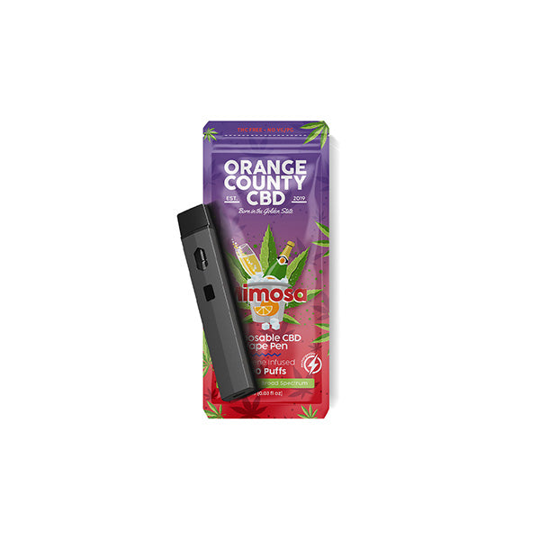 Orange County CBD 600mg CBD Disposable Vape - 1ml 700 Puffs - Shop Now At The CBD Hut 