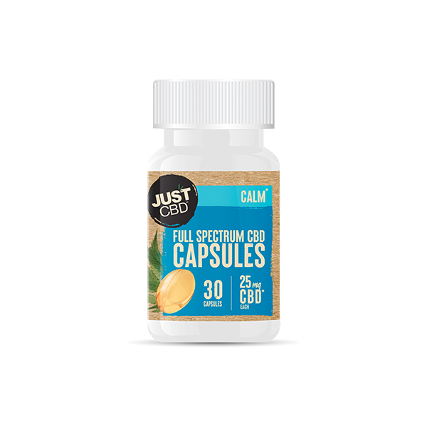 Just CBD 750mg Full Spectrum Soft Gel Capsules - 30 Caps