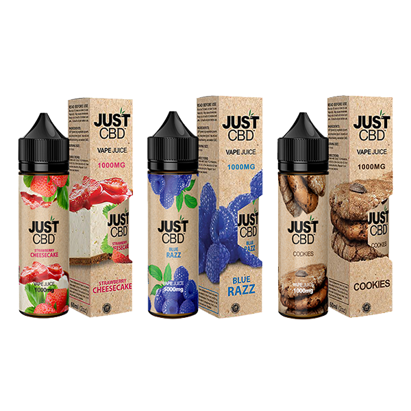 Just CBD 500mg E-liquid - 60ml - Shop Now At The CBD Hut 