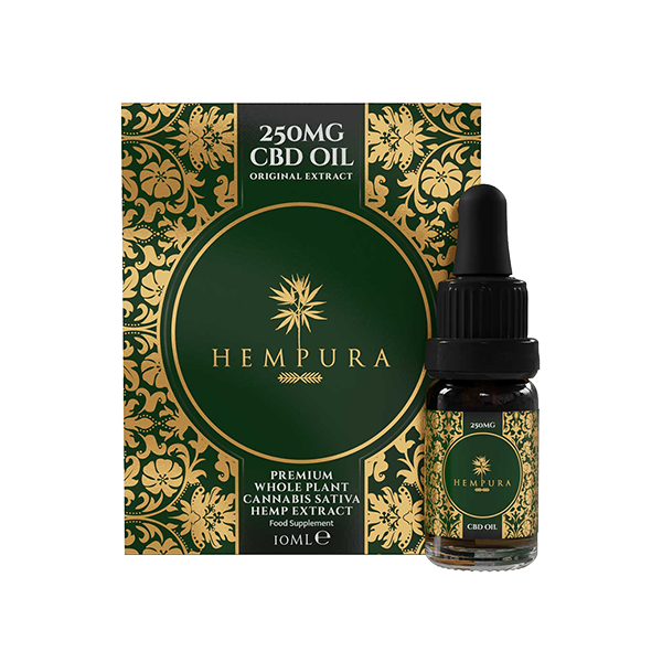 Hempura 250mg Broad Spectrum CBD Oil With Terpenes - 10ml | The CBD Hut 