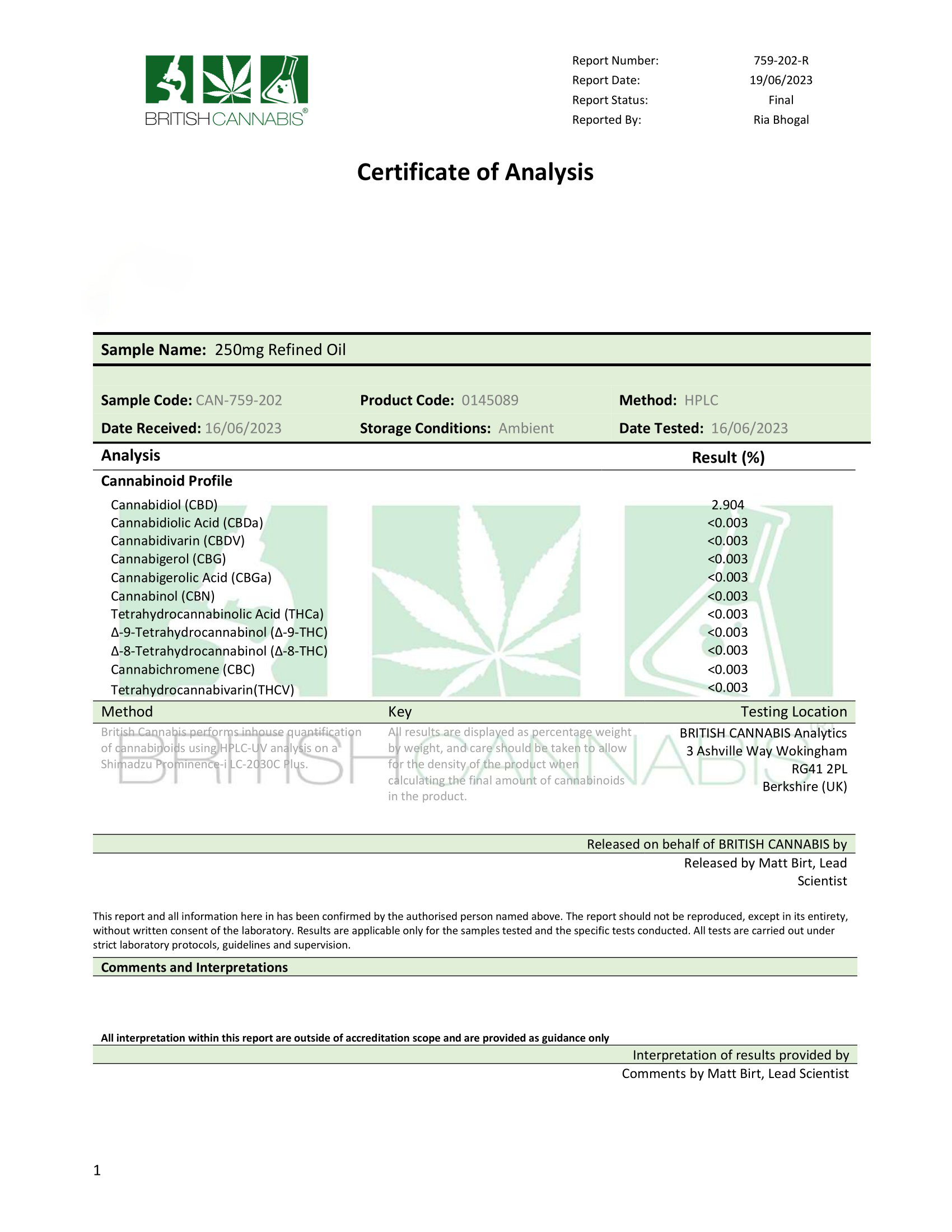 Hempura 250mg Broad Spectrum CBD Oil With Terpenes - 10ml