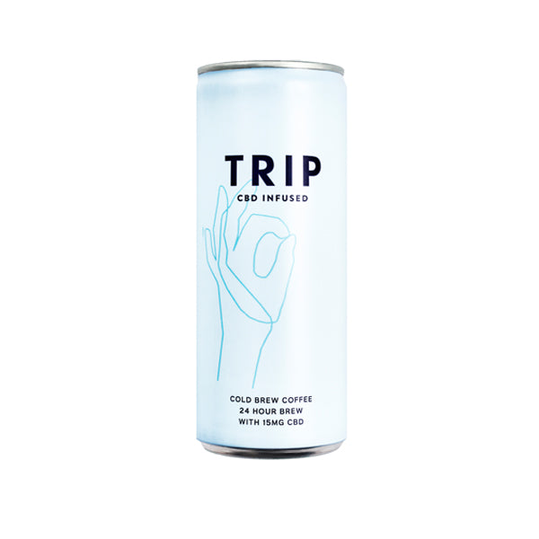 12 x TRIP 15 mg de boisson au café infusée à froid infusée au CBD 250 ml