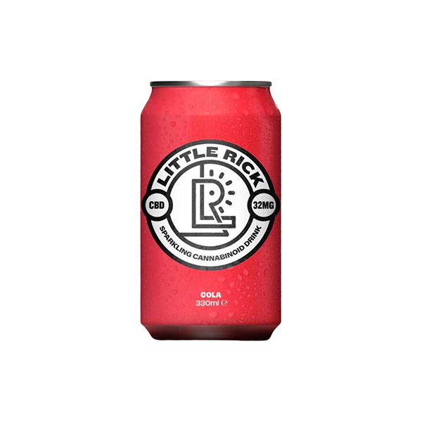 Little Rick 32mg CBD Cola Sparkling Drink - 330ml - 12 Pack