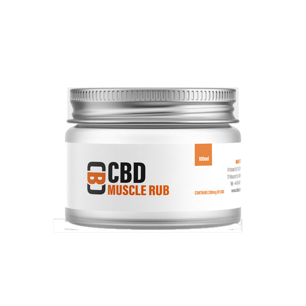 CBD Asylum 1000mg CBD Muscle Rub Balm - 100ml (BUY 1 GET 2 FREE)