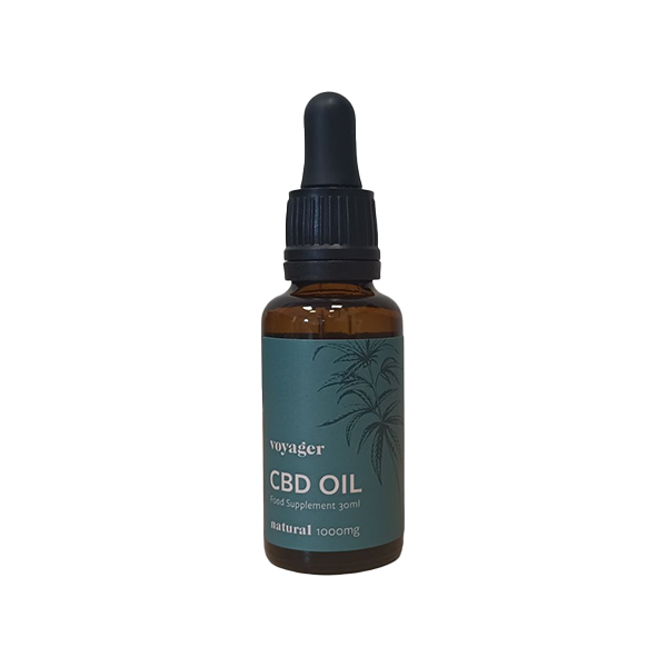 Voyager Flavoured 1000mg CBD MCT Oil - 30ml