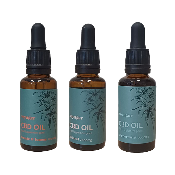 Voyager 2000mg CBD Oil - 30ml - Shop Now At The CBD Hut 