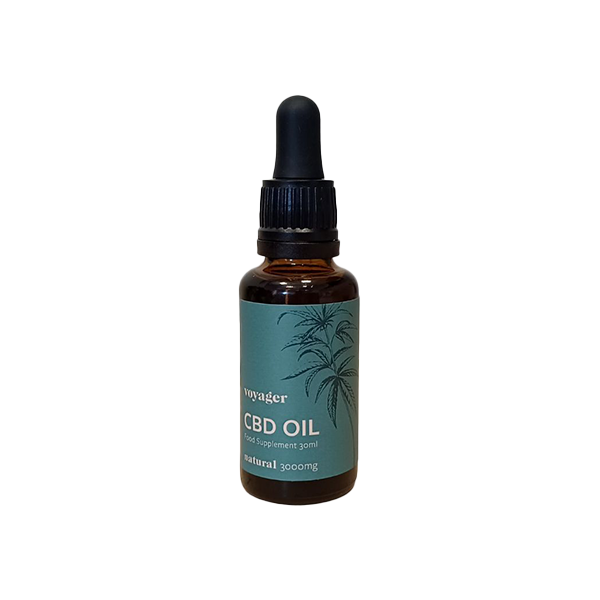 Voyager Flavoured 3000mg CBD MCT Oil - 30ml