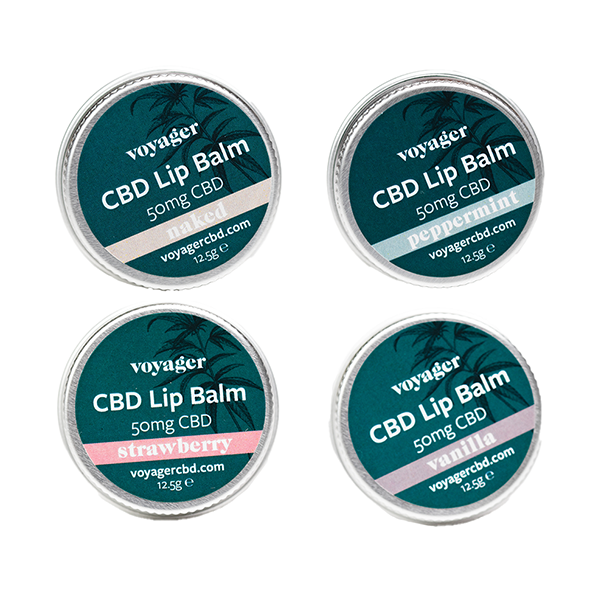 Voyager 50mg CBD Nourish and Protect Lip Balm - 12.5g - Shop Now At The CBD Hut 