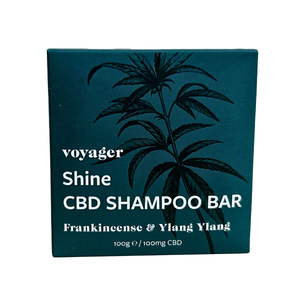 Barre de shampooing brillant Voyager 100 mg CBD - 100 g