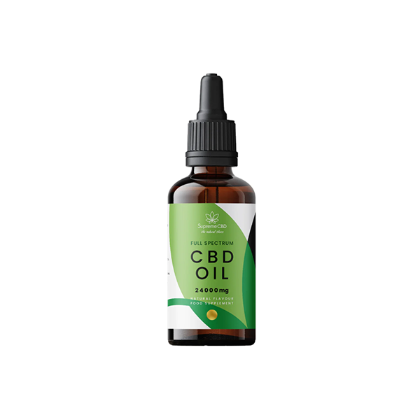 Huile de teinture CBD Supreme CBD 24 000 mg à spectre complet - 100 ml