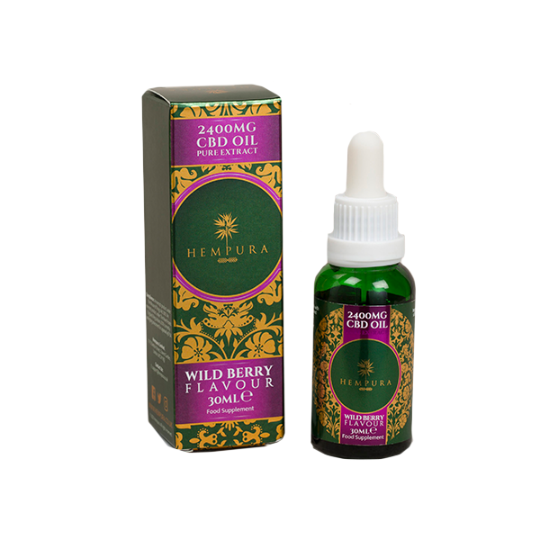 Hempura Wild Berries 2400mg Broad Spectrum CBD Oil + Terpenes - 30ml