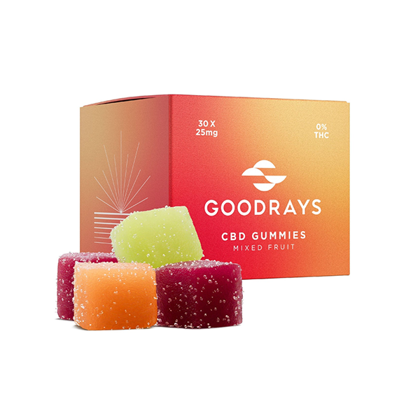 Goodrays 750mg CBD Mixed Gummies - 30 Pieces