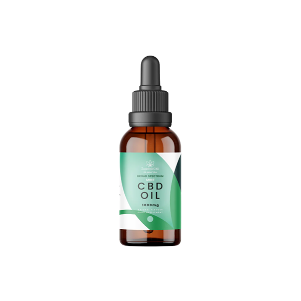 Supreme CBD Mint 1000mg Broad Spectrum CBD Oil - 30ml