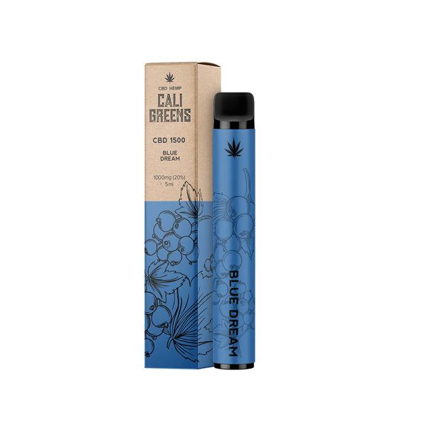 Cali Greens CBD GO 1000mg CBD Disposable Vape Pen - 1500 Puffs - Shop Now At The CBD Hut 