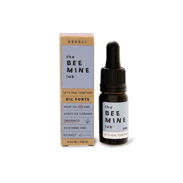 The Beemine Lab Forte+ 10% 1000mg CBD Oil - 10ml | The CBD Hut 