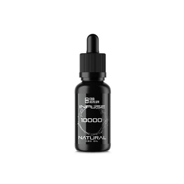 CBD Asylum Natural 10000mg CBD Oil - 30ml (BUY 1 GET 2 FREE)