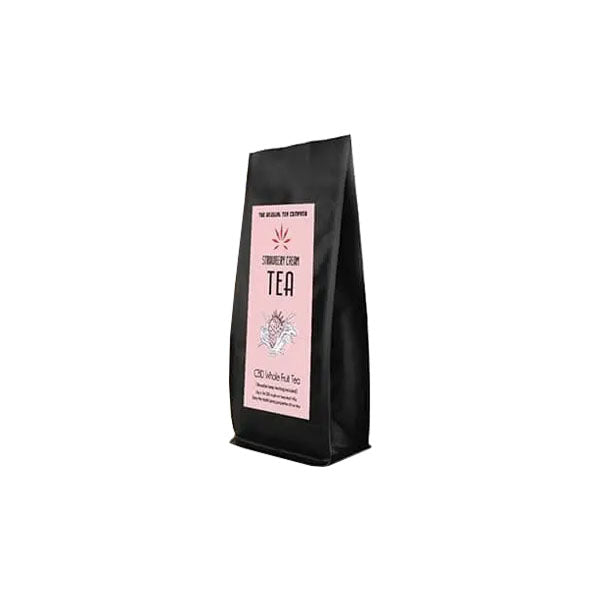 The Unusual Tea Company Té de cáñamo con CBD al 3% - Crema de fresa 40g