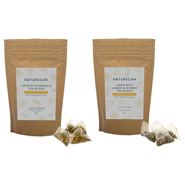 Naturecan 300mg CBD Hemp Tea - 20 Bags - Shop Now At The CBD Hut 