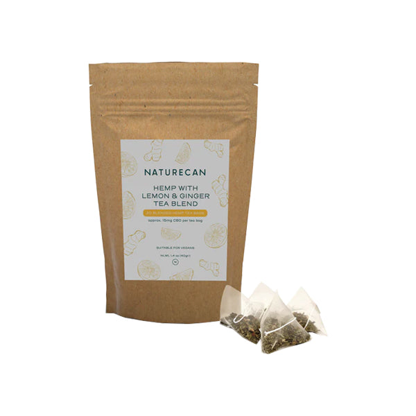 Naturecan 300mg CBD Hemp Tea - 20 Bags - Shop Now At The CBD Hut 