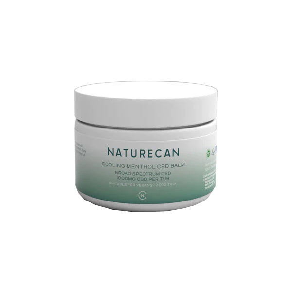 Bálsamo muscular refrescante con mentol y CBD de 1000 mg de Naturecan - 100 ml