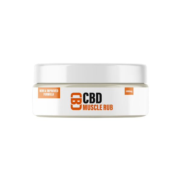 CBD Asylum 5000mg CBD Muscle Rub Balm - 100ml (BUY 1 GET 2 FREE)