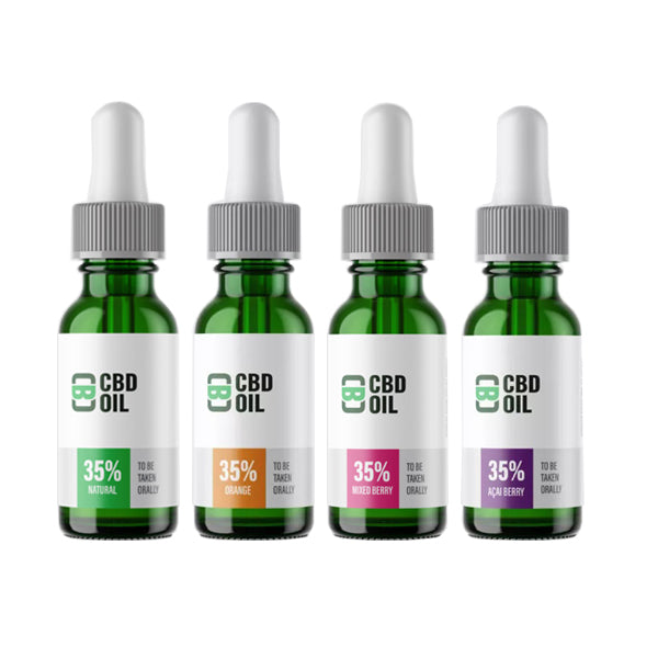 CBD Asylum 35% 3500mg CBD Oil - 10ml (BUY 1 GET 2 FREE)