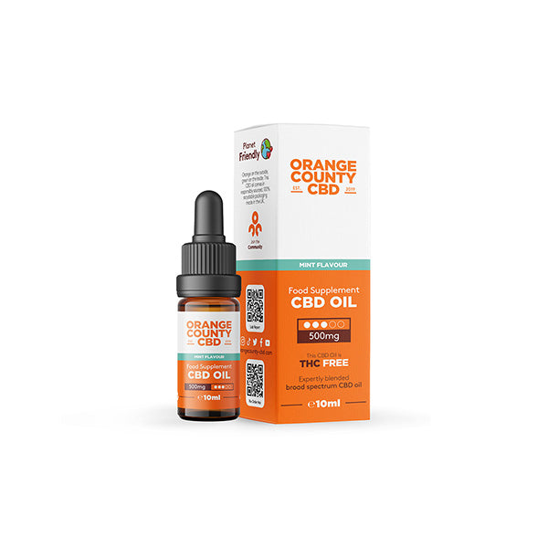 Orange County CBD 500mg Huile de CBD à large spectre - 10ml