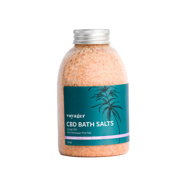 Voyager Lavender & Ylang Ylang 275mg CBD Bath Salts - 500g