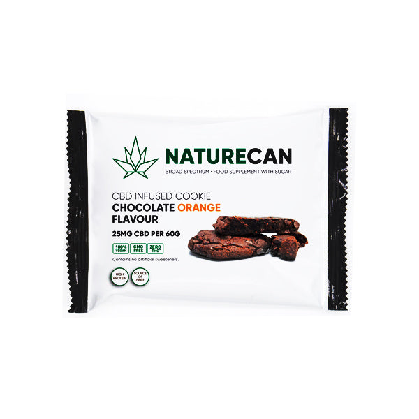 Naturecan 25mg CBD Double Chocolate Orange Cookie - 60g