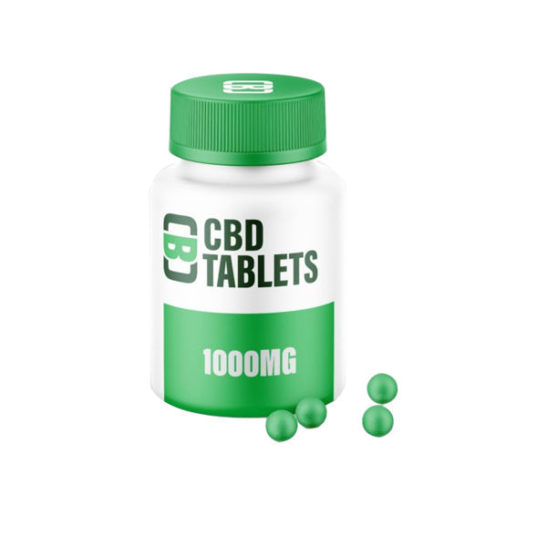 CBD Asylum Tablets 1000mg CBD 100 Tabletas (COMPRAR 1 OBTENER 2 GRATIS)