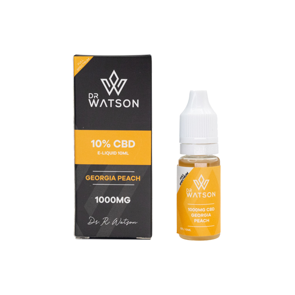 Dr Watson 1000mg Full Spectrum CBD E-liquid 10ml (BUY 1 GET 1 FREE) - Shop Now At The CBD Hut 