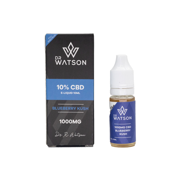 Dr Watson 1000mg Full Spectrum CBD E-liquid 10ml (BUY 1 GET 1 FREE) - Shop Now At The CBD Hut 