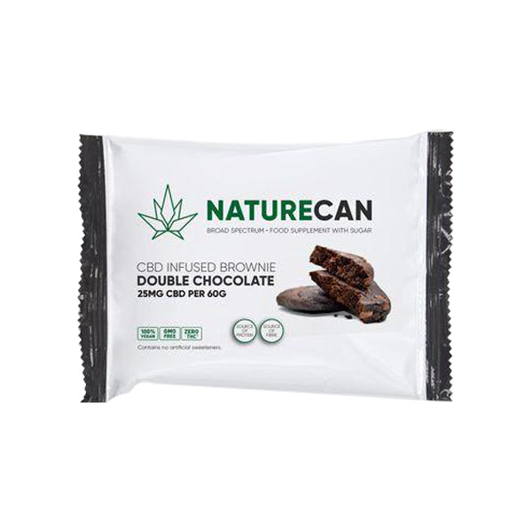 Naturecan 25mg CBD Double Chocolate Brownie - 60g